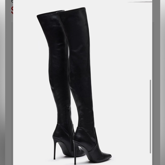 Steve Madden Thigh High Boots - VAVA BLACK PARIS - Picture 3 of 14